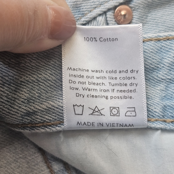 JBD High-Rise Light Wash Denim Shorts in Women's L - Picture 10 of 16